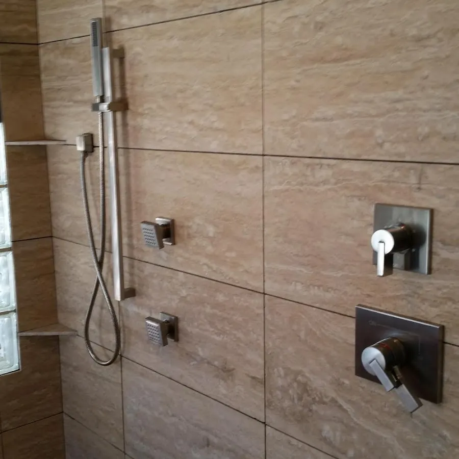 Shower fixture installation for Gas Line Repair in Falls